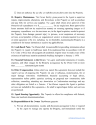 Property Management Agreement Template - California, Page 4