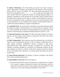 Property Management Agreement Template - New Hampshire, Page 4