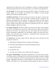 Property Management Agreement Template - North Carolina, Page 7