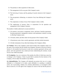 Single-Member LLC Operating Agreement Template - Rhode Island, Page 3