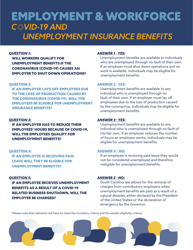 &quot;Covid-19 and Unemployment Insurance Benefits&quot; - South Carolina