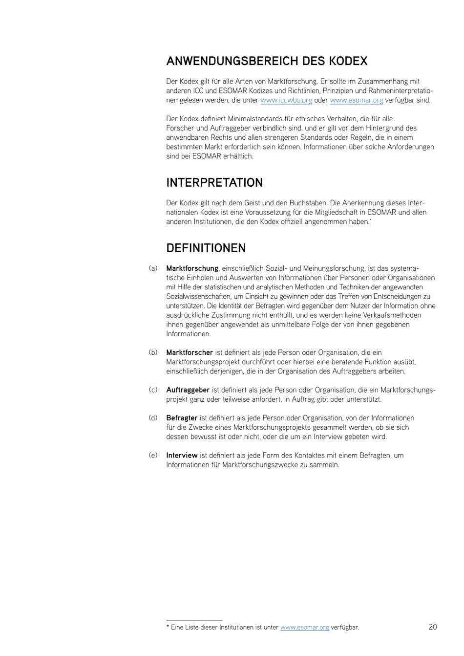 Icc / Esomar International Code on Market and Social Research, Page 22