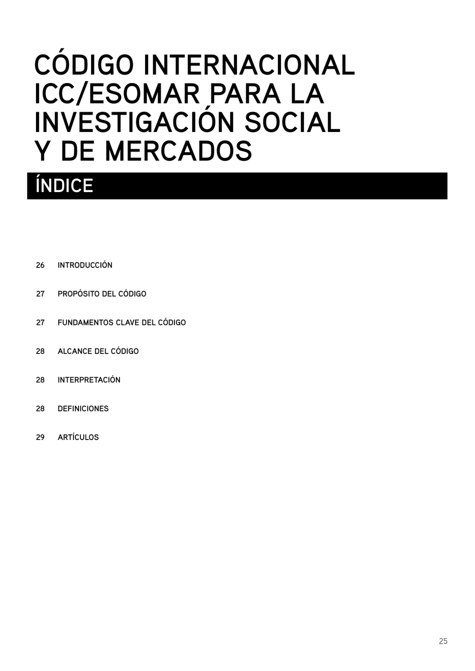 Icc / Esomar International Code on Market and Social Research, Page 27