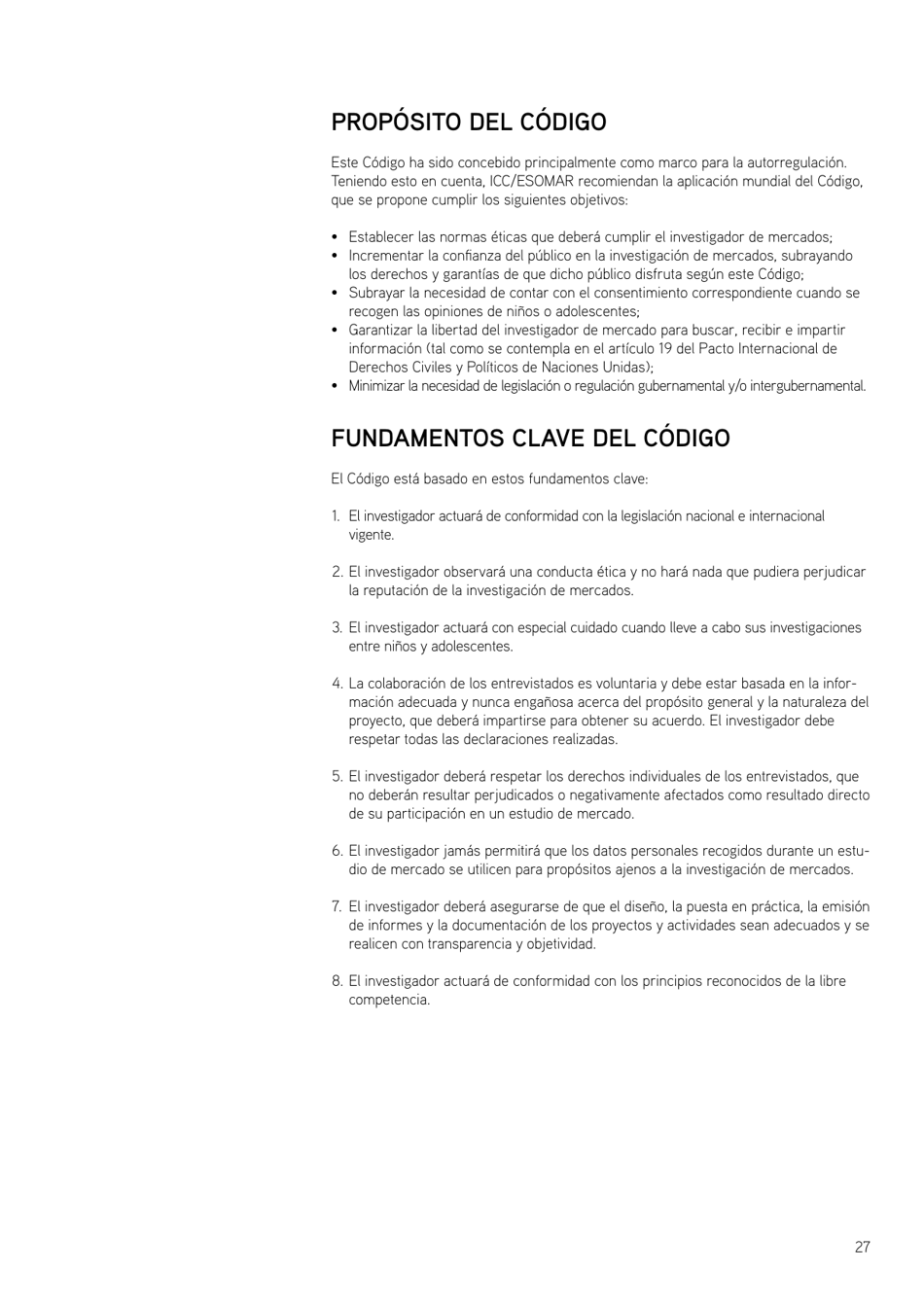 Icc / Esomar International Code on Market and Social Research, Page 29