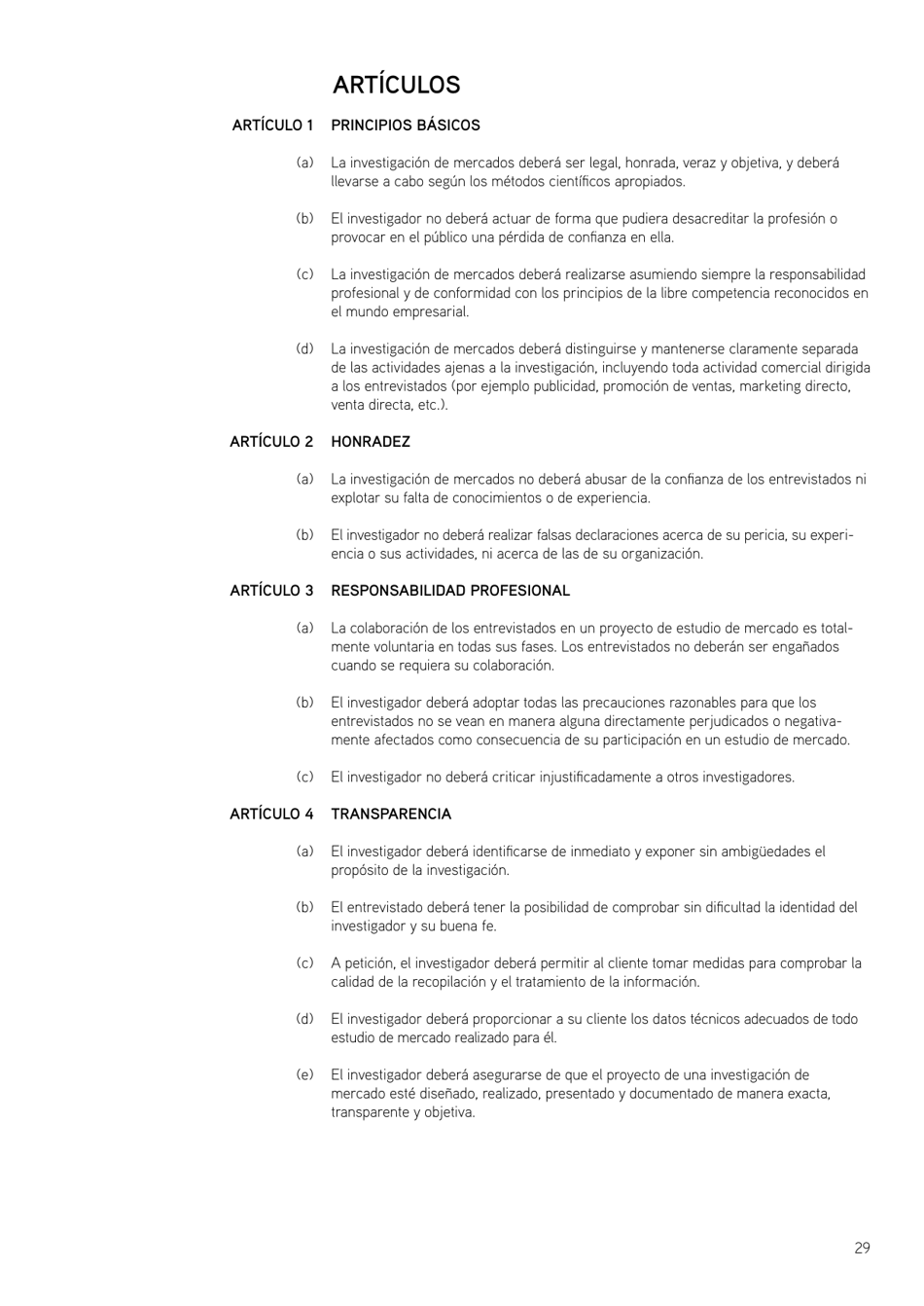 Icc / Esomar International Code on Market and Social Research, Page 31