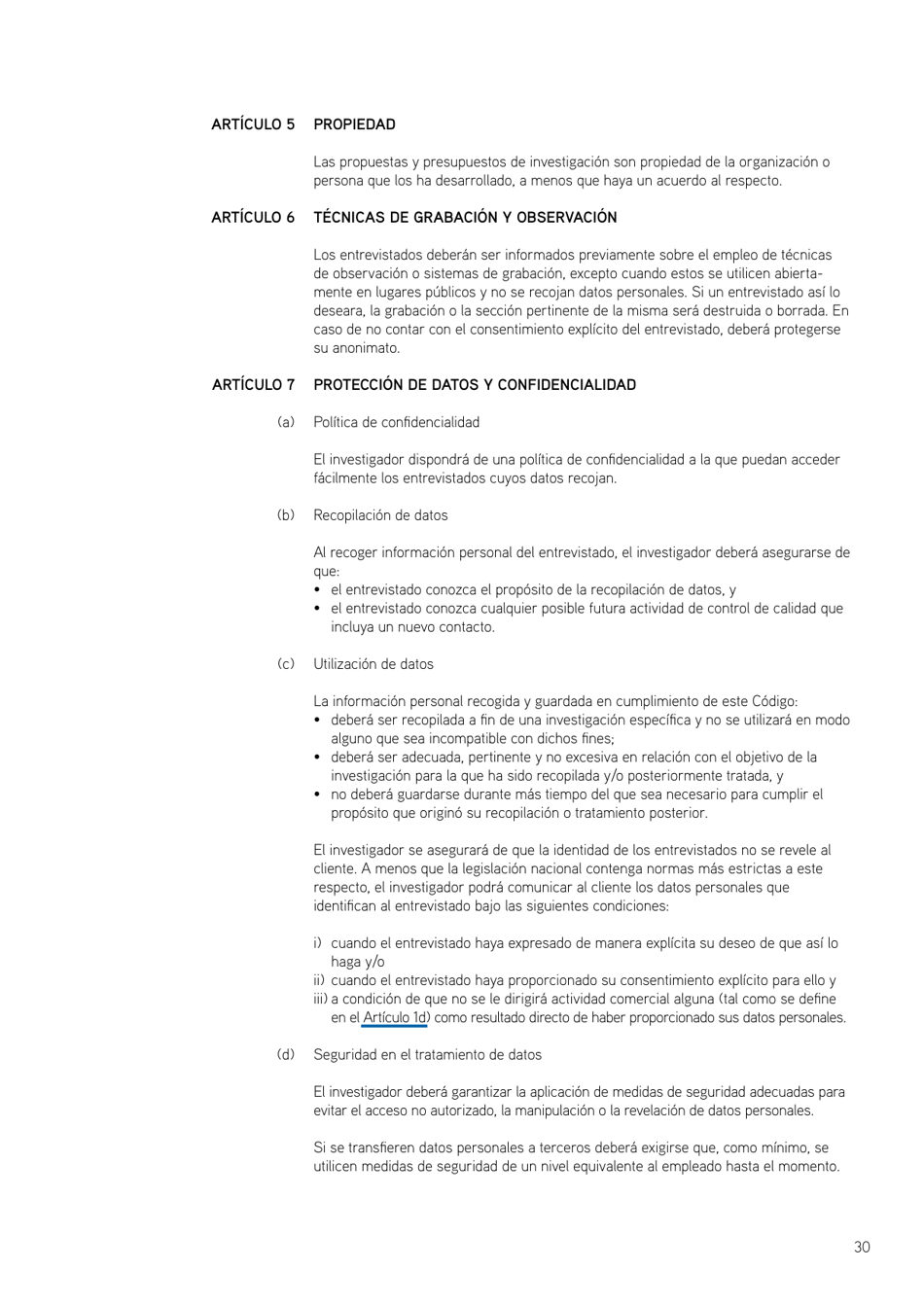 Icc / Esomar International Code on Market and Social Research, Page 32