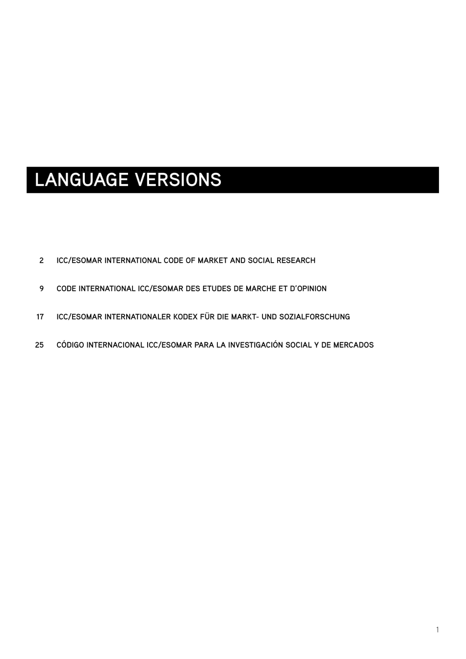 Icc / Esomar International Code on Market and Social Research, Page 3
