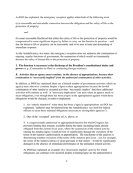 Frequently Asked Questions During a Lapse in Appropriations, Page 2