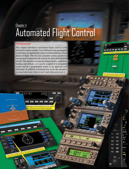 Advanced Avionics Handbook - Chapter 4: Automated Flight Control Download Pdf