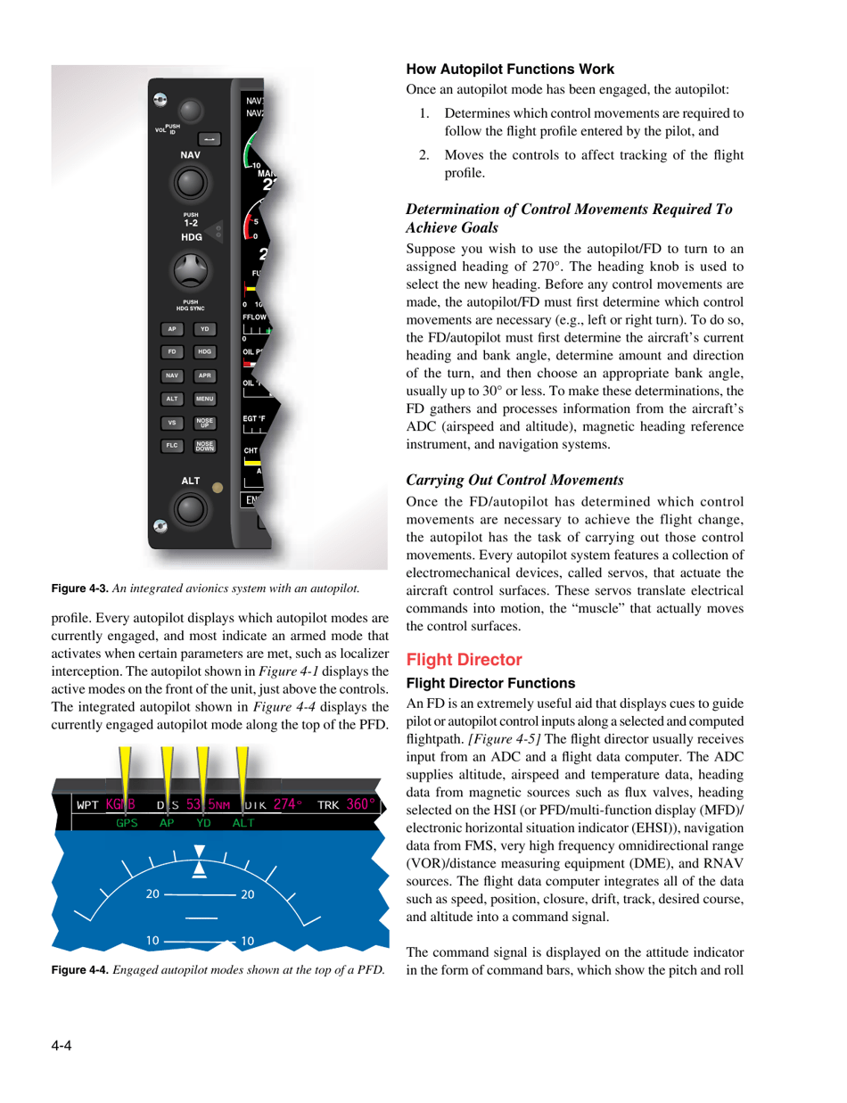 Advanced Avionics Handbook - Chapter 4: Automated Flight Control - Fill ...