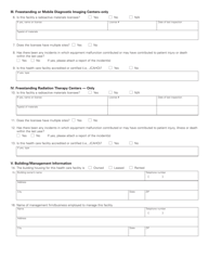 Form HEA5134 Health Care Facility Initial License Application - Ohio, Page 2