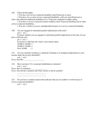 Individual Unemployability (Iu or Tdiu) Intake Form - North Dakota, Page 4