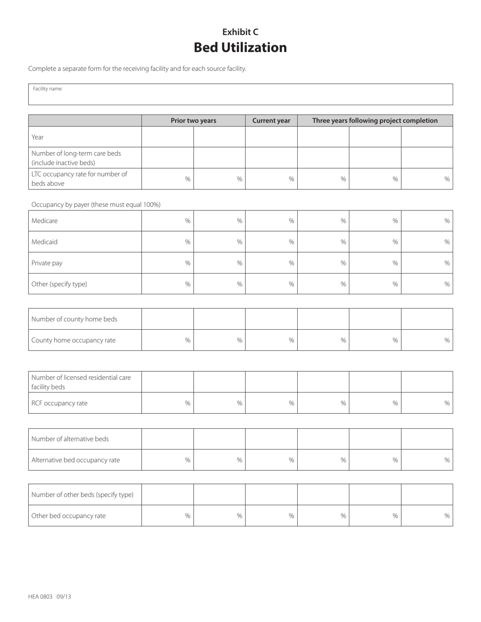 Form HEA0803 Application for Certificate of Need - Ohio, Page 28