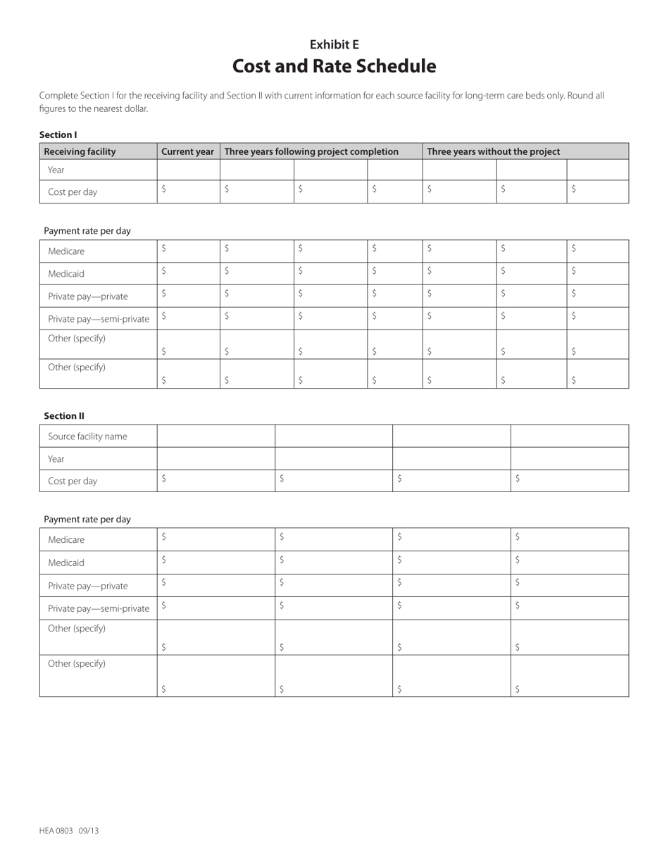 Form HEA0803 Application for Certificate of Need - Ohio, Page 29