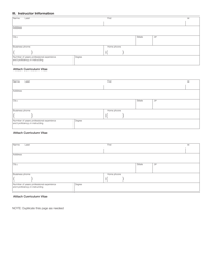 Form HEA5524 Application for Approval of a General X-Ray Machine Operator Educational Program - Ohio, Page 2