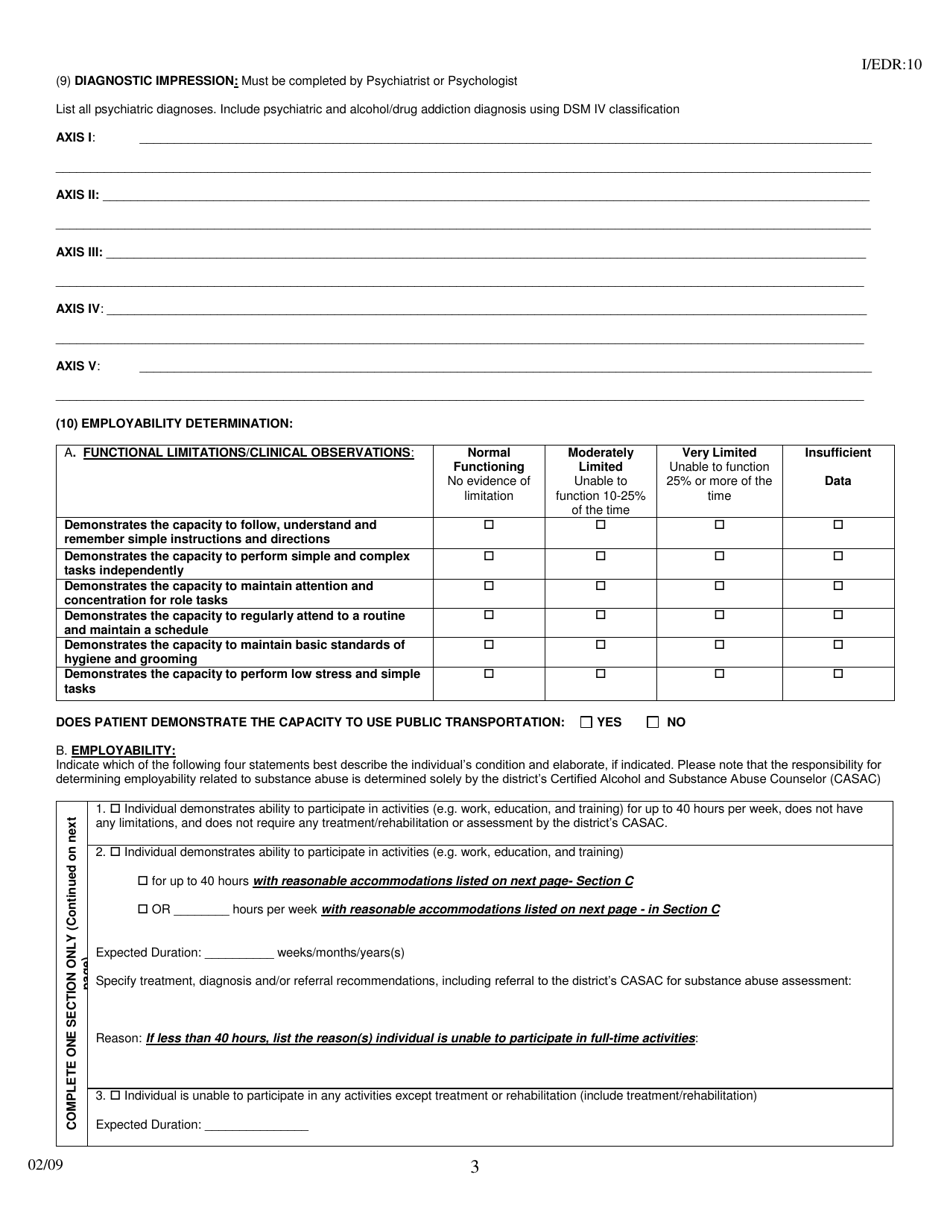 Monroe County, New York Psychological Assessment for Determination of ...