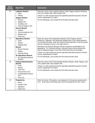 ICS Form 203 Organization Assignment List, Page 3