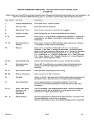 ICS Form 208 HM Site Safety and Control Plan, Page 3