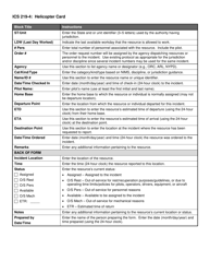 ICS Form 219-4 Helicopter Card (Blue), Page 2
