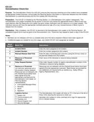 ICS Form 221 Demobilization Check-Out, Page 2