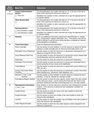 ICS Form 221 Demobilization Check-Out, Page 3