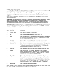 ICS Form 233-CG Incident Open Action Tracker, Page 2