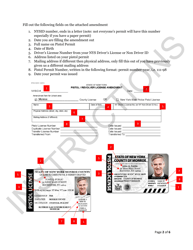 Form PPB-5 Pistol/Revolver License Amendment - Monroe County, New York, Page 2