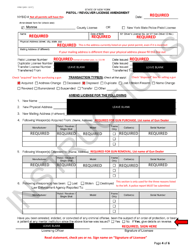 Form PPB-5 Pistol/Revolver License Amendment - Monroe County, New York, Page 4