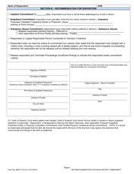 Form DMH5-72-19-2 24 Hour Facility Exam for Involuntary Commitment - North Carolina, Page 3