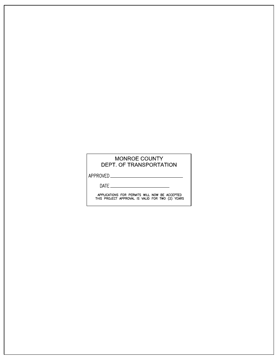 Monroe County, New York Plan Approval Stamp Fill Out, Sign Online and