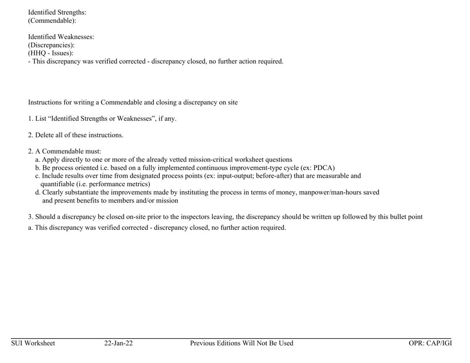 Form B-1 Sui Worksheet - Cadet Programs, Page 3