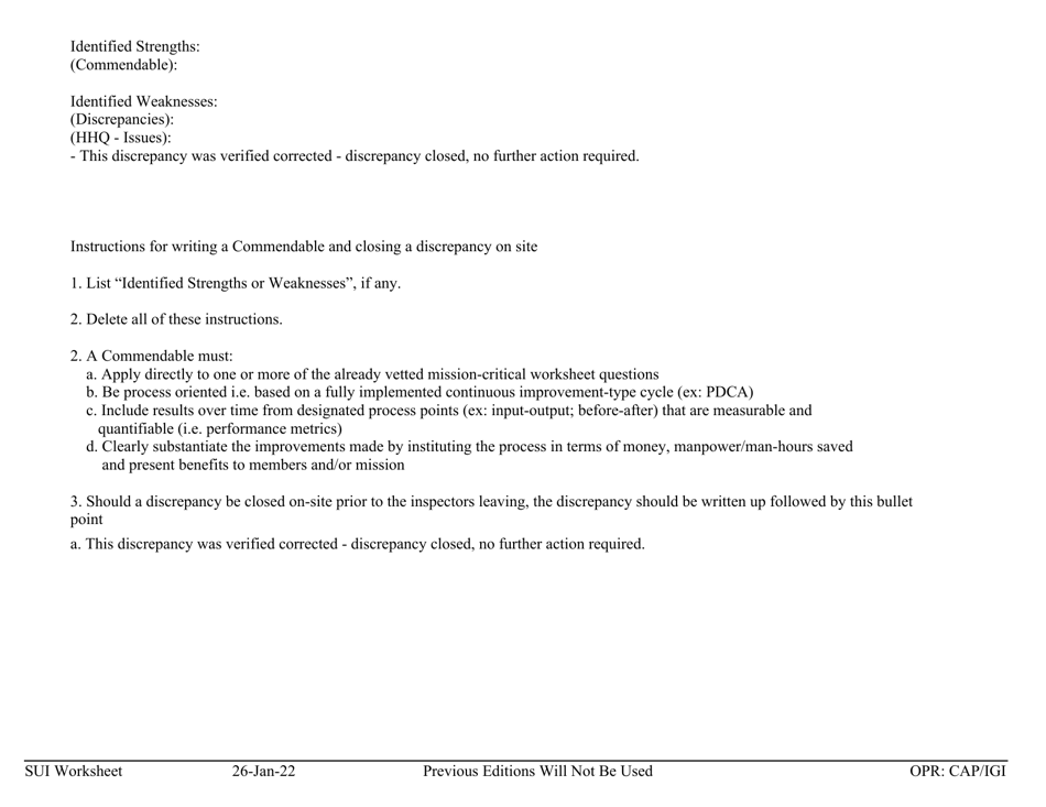Form D-4 Sui Worksheet - Administration, Page 5