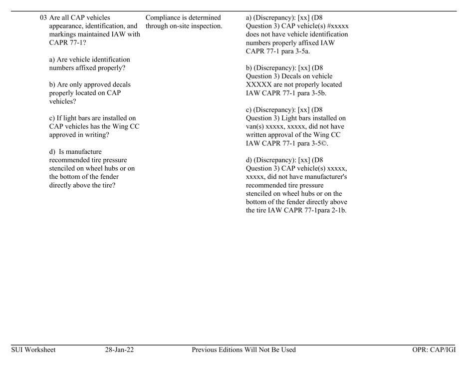 Form D-8 Sui Worksheet - Transportation, Page 3