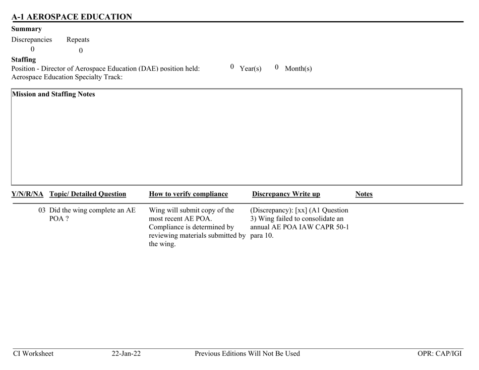 Form A-1 - Fill Out, Sign Online and Download Fillable PDF | Templateroller