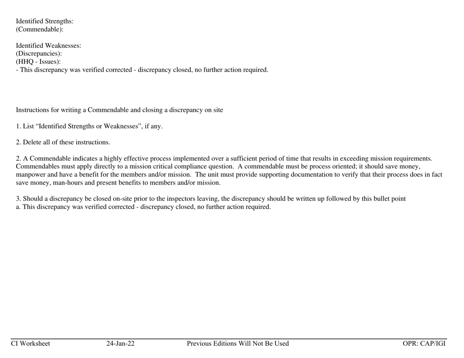 Form C-2 Ci Worksheet - Communications, Page 5