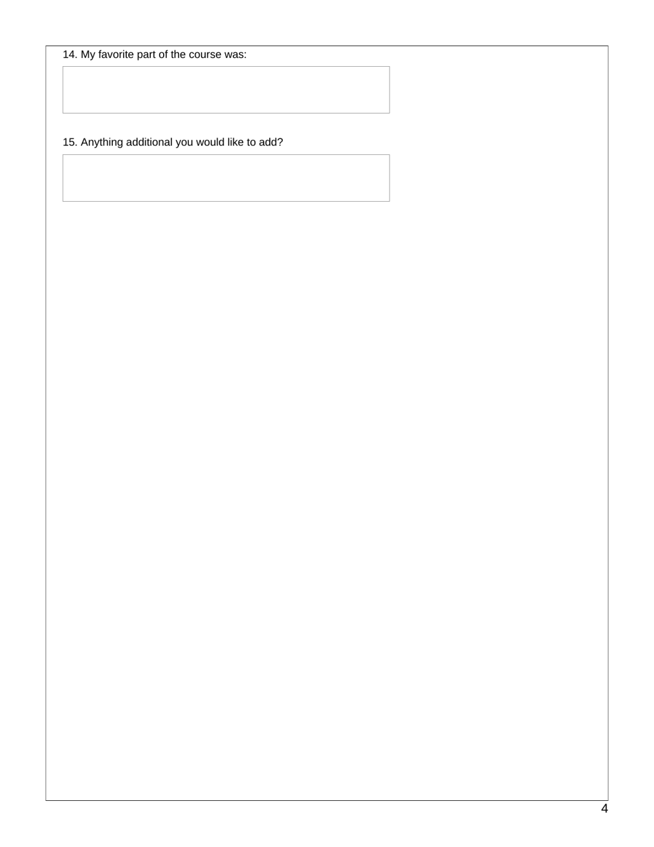 Training Leaders of Cadets Course Evaluation, Page 4