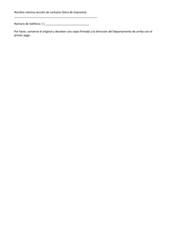 DEO Formulario UCO-408 Solicitud De Deduccion De Nomina Voluntaria - Florida (Spanish), Page 2