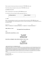 Form DEO-A100 Notice of Appeal - Florida (Creole), Page 2