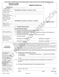 Document preview: Formulario E-O3500.4 Orden De Desalojo - Illinois (Spanish)