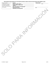 Formulario E-O3500.4 Orden De Desalojo - Illinois (Spanish), Page 3