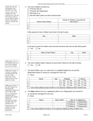 Form DV-P105.2 Petition for Dissolution of Marriage/Civil Union (Divorce With Children) - Illinois, Page 3