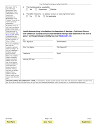 Form DV-P105.2 Petition for Dissolution of Marriage/Civil Union (Divorce With Children) - Illinois, Page 6