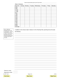 Form DV-APT134.3 Additional Parenting Time - Illinois, Page 2