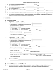 Form DV-CSO129.3 Order for Support - Illinois, Page 2