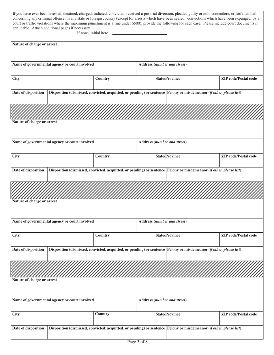 State Form 53687 Indiana Junketeer Certificate of Registration Application - Indiana, Page 3