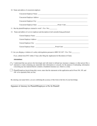 Application for Resolution of a Claim - Hearing Loss - Kentucky, Page 3