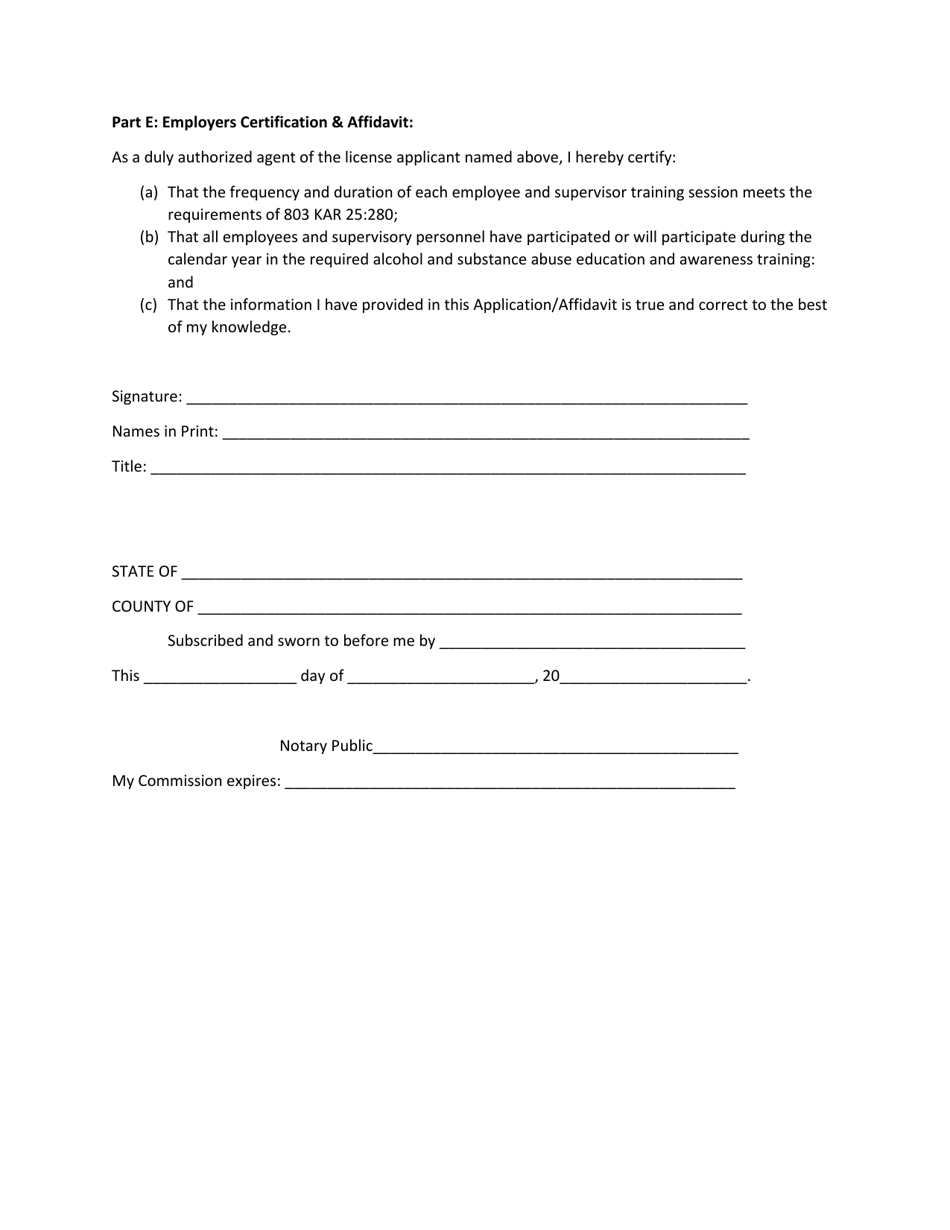 Kentucky Drug-Free Workplace Application - Fill Out, Sign Online and ...