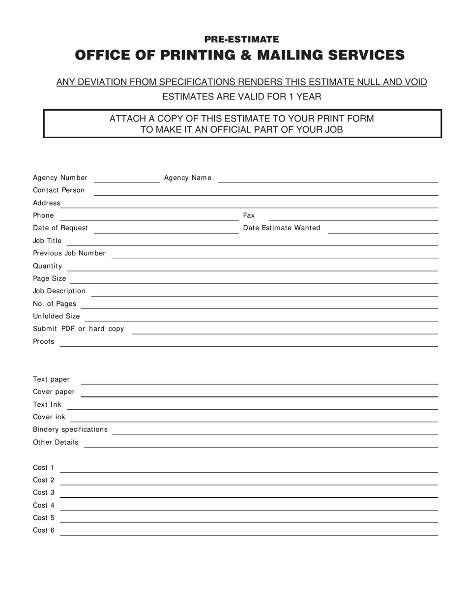 Kansas Preestimate Fill Out, Sign Online and Download PDF Templateroller