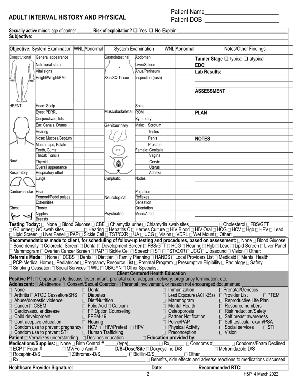 Form HP14 - Fill Out, Sign Online and Download Printable PDF, Kentucky ...