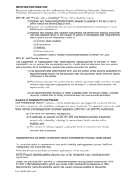 Form 735-265 FPP Disability Parking Family Placard Application - Oregon, Page 2
